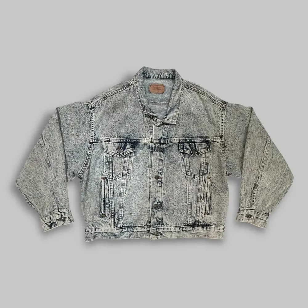 Levi’s Vintage Acid Wash Denim Trucker Jacket - Men’s Size XL